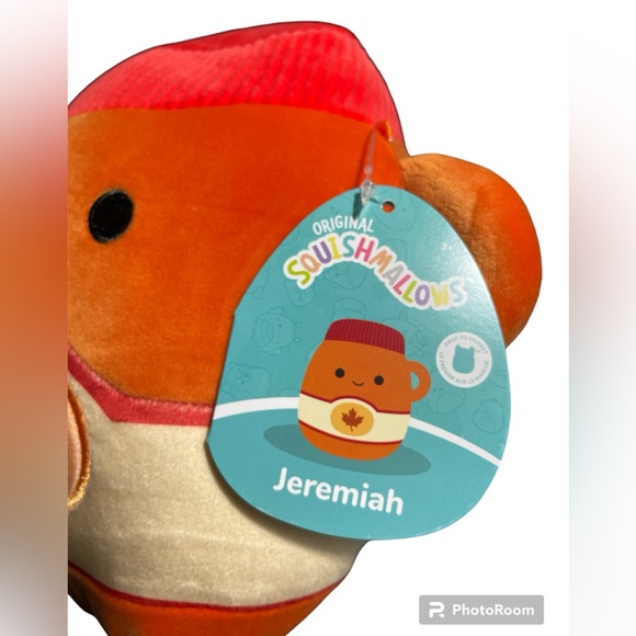 Squishmallow FTM Jeremiah maple syrup NWT 8” - Picture 4 of 5